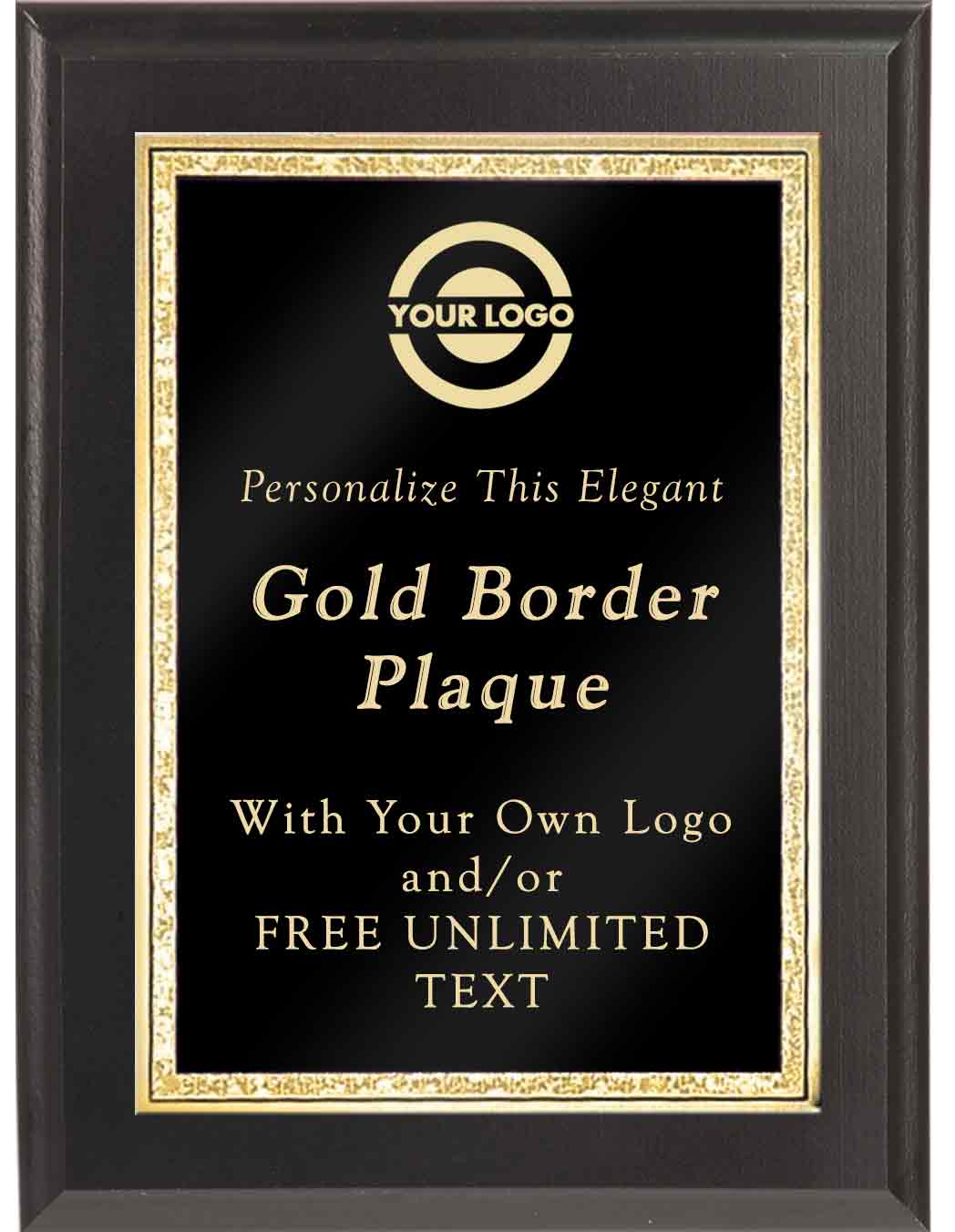 Classic Double Gold Border Plaques - Image 4