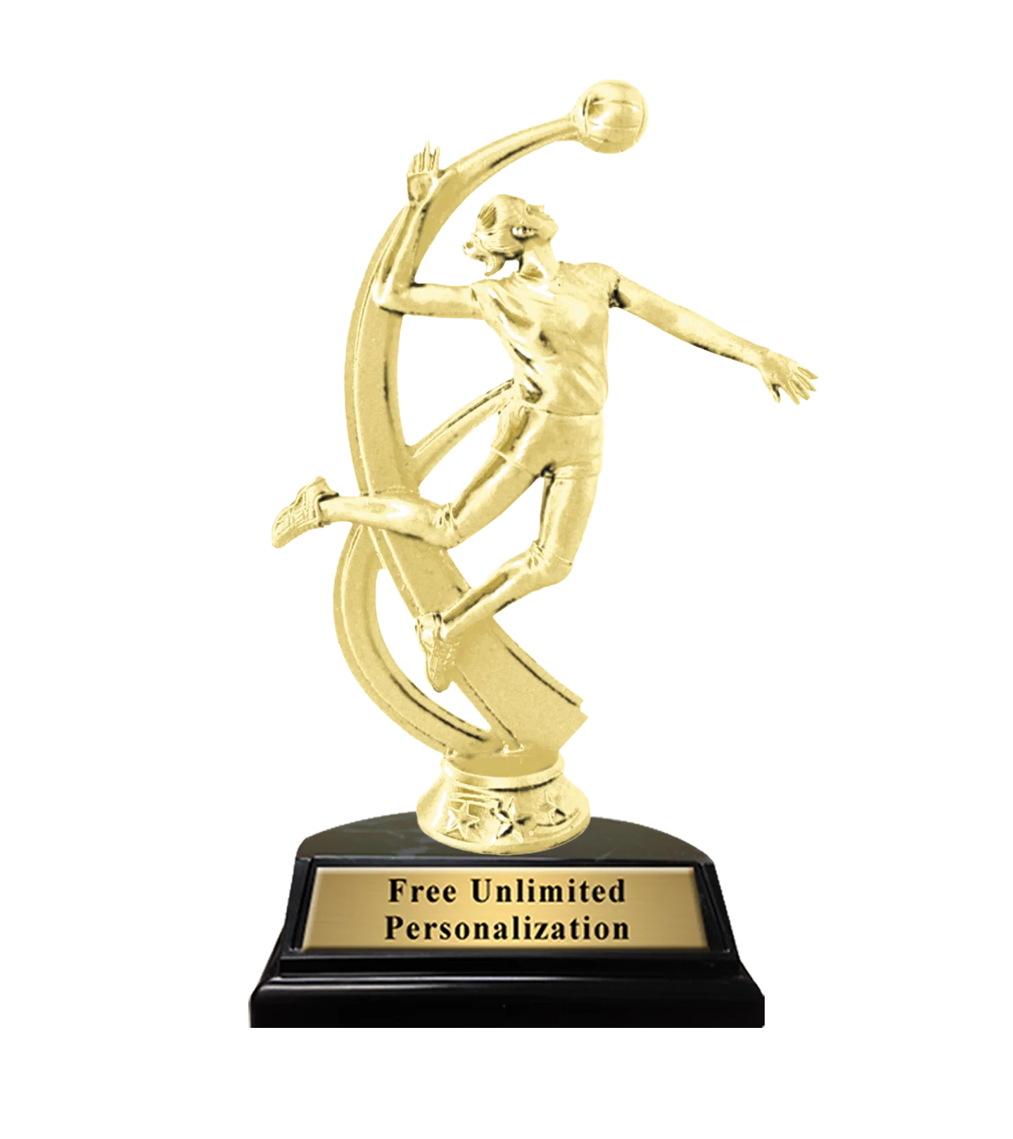 Standard Volleyball Motion Trophy - Image 5