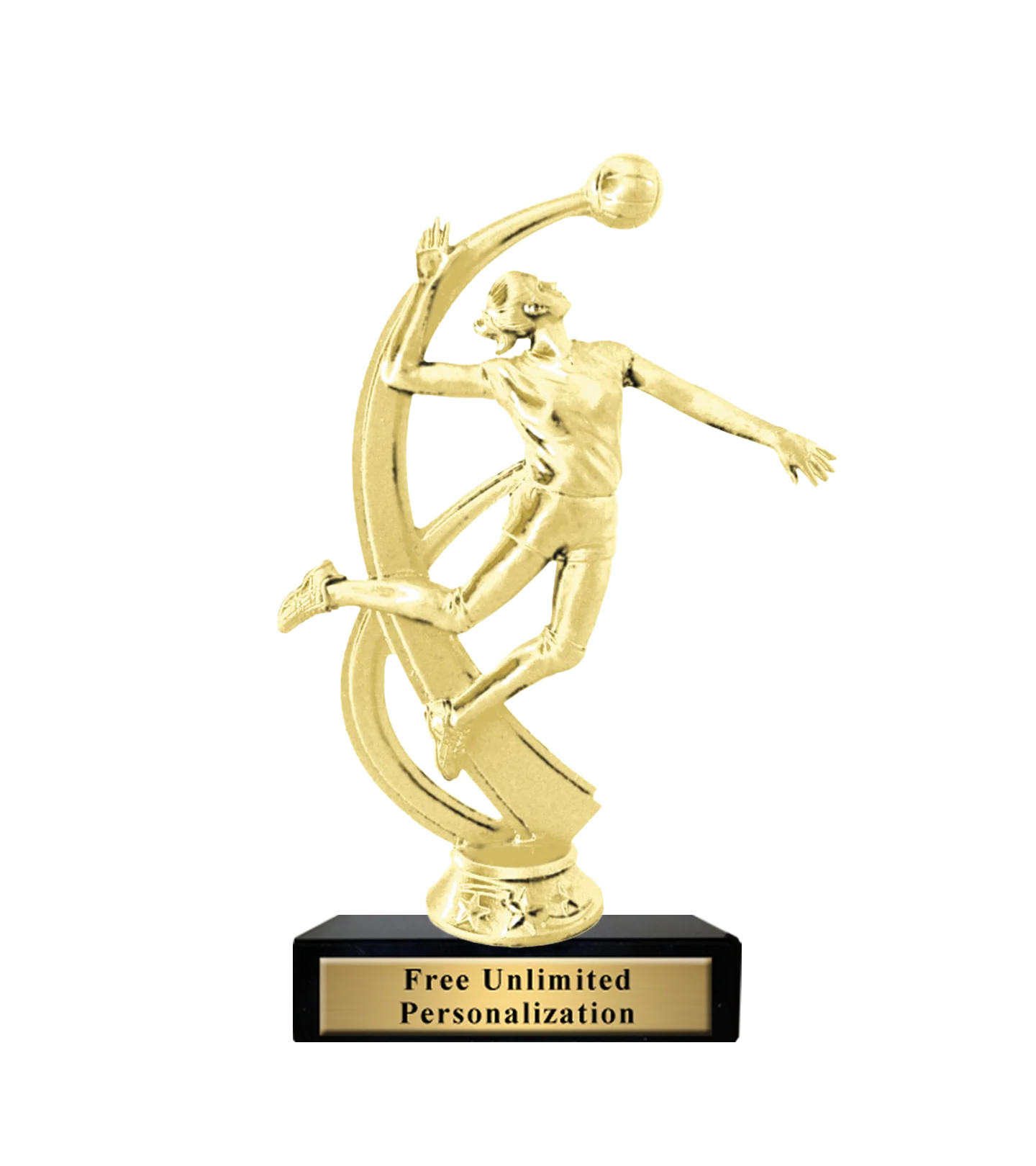 Standard Volleyball Motion Trophy - Image 6