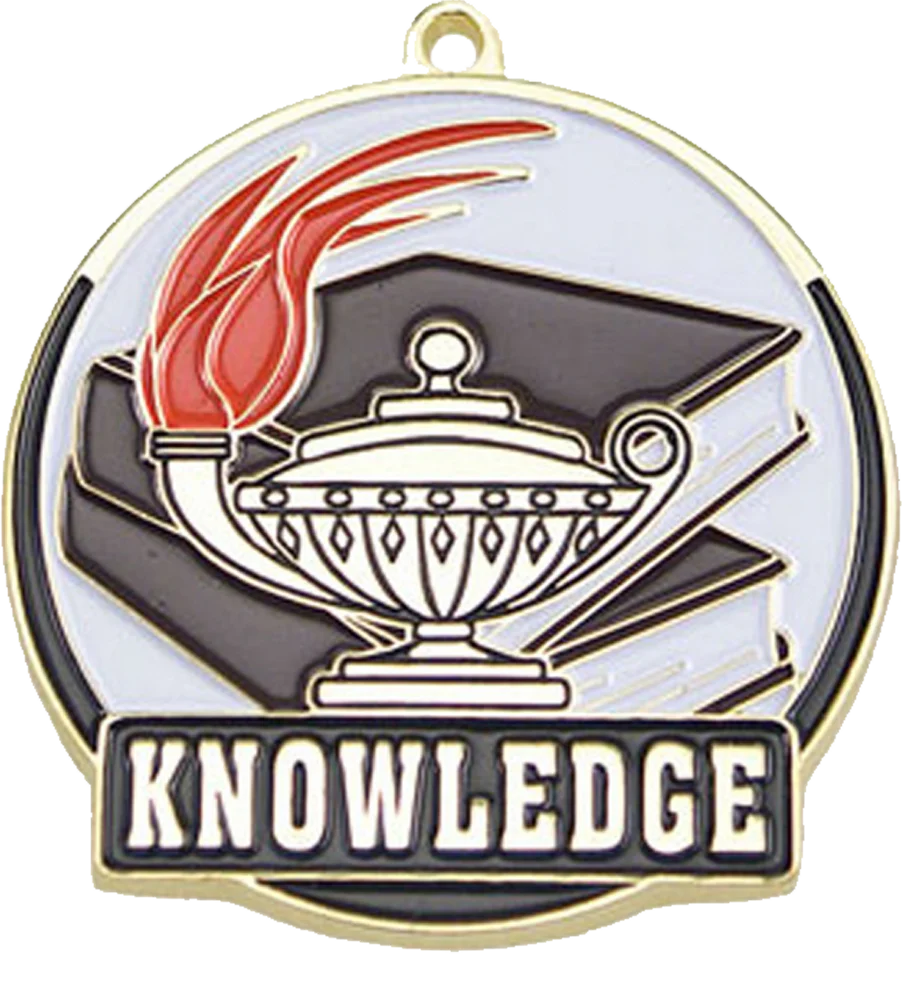 Color Fill Knowledge Medal