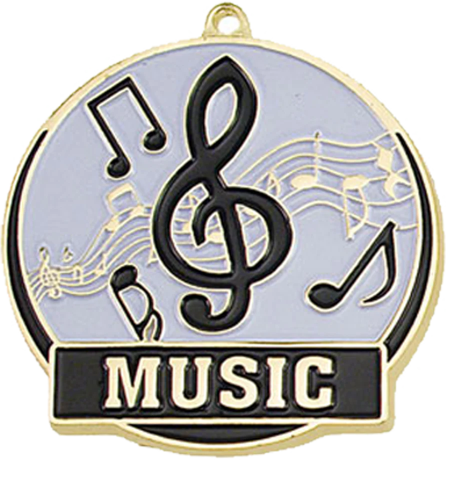 Color Fill Music Medal