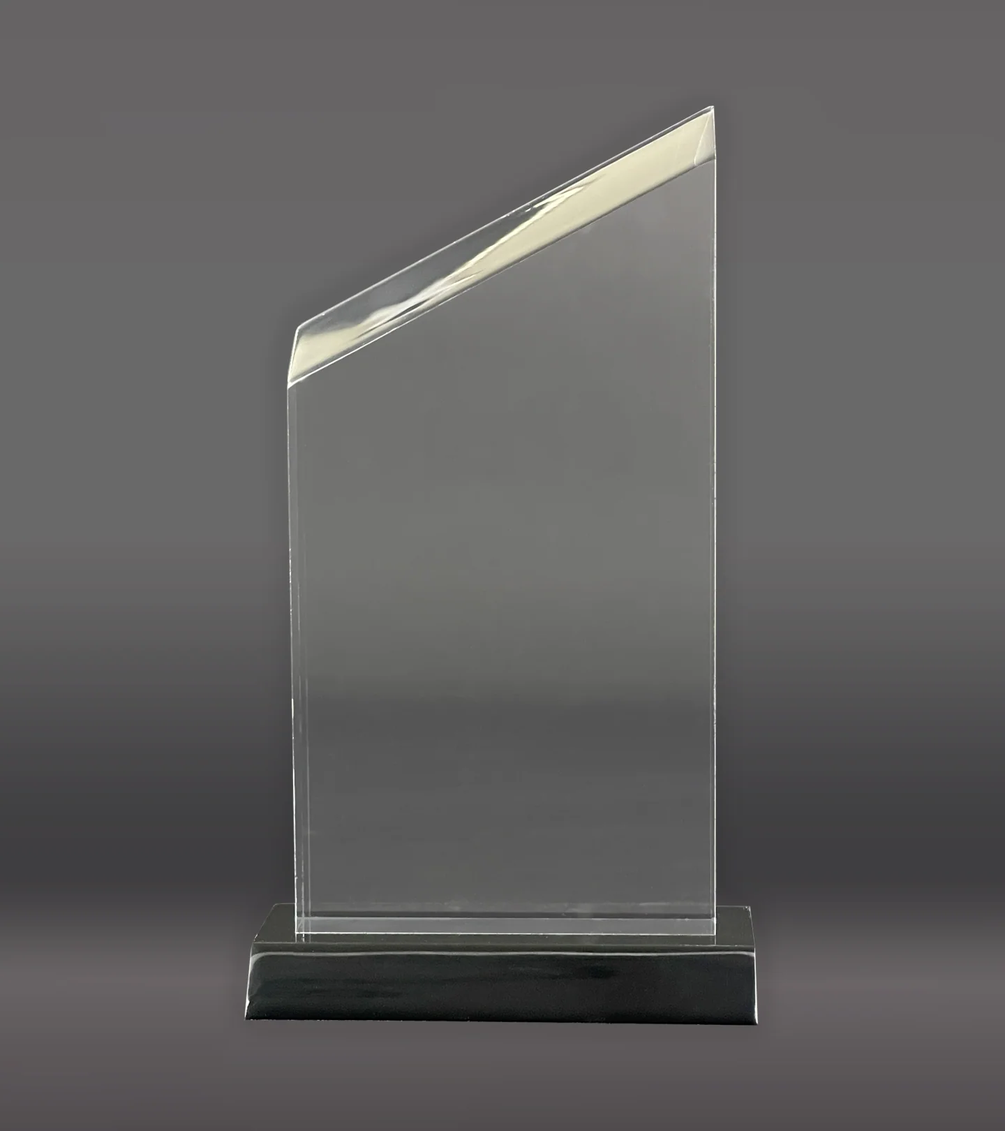 Wedge Acrylic Award - Clear - Image 2