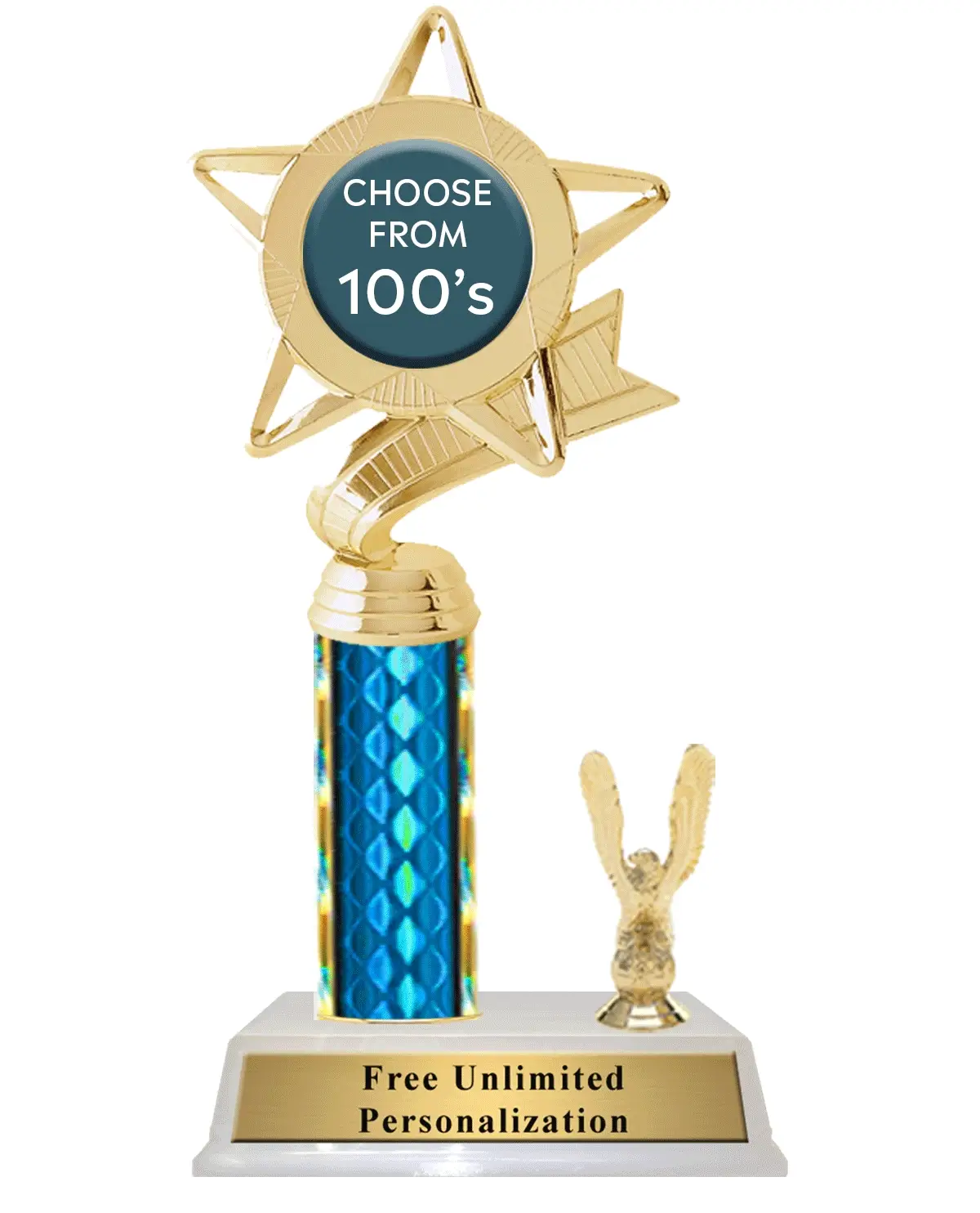 Single Column Insert Trophy With Trim