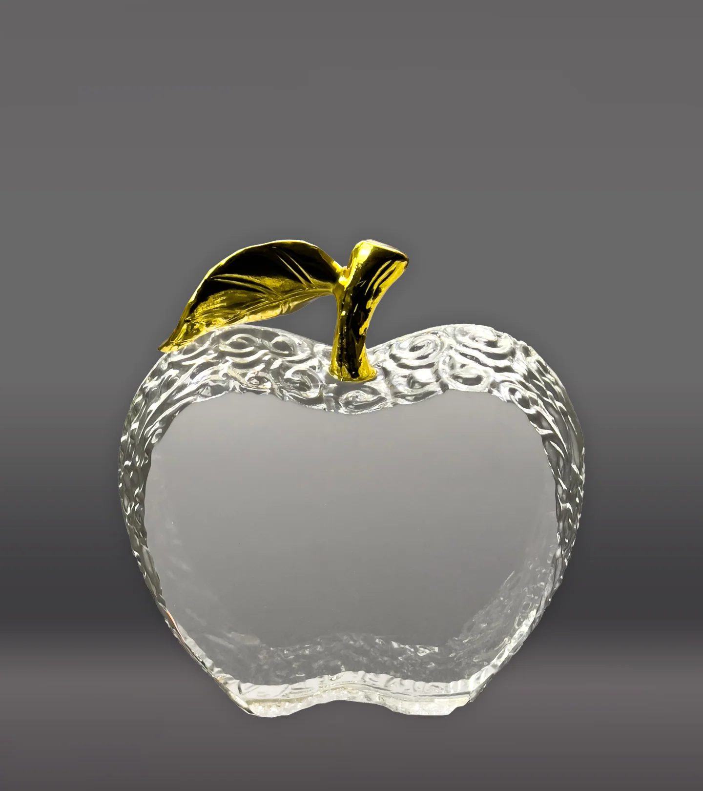 Crystal Apple with Gold Stem - Image 4