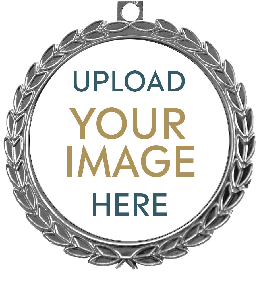 Bright Wreath Custom Insert Medal - Image 3