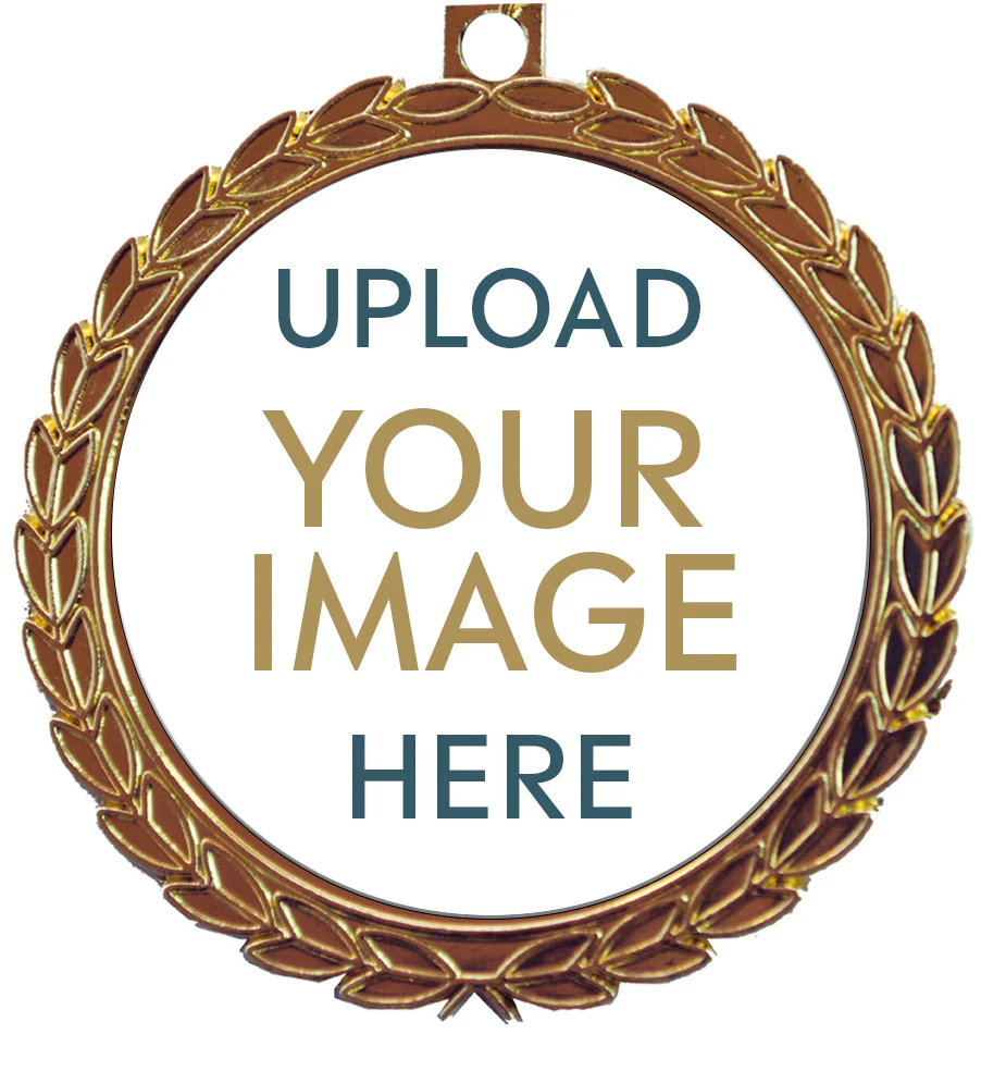 Bright Wreath Custom Insert Medal - Image 4