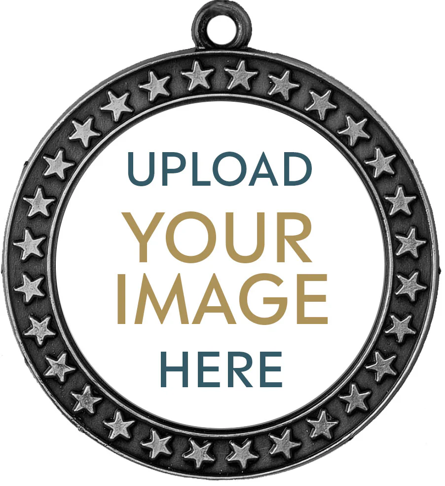 Champion Star Custom Insert Medal - Image 3