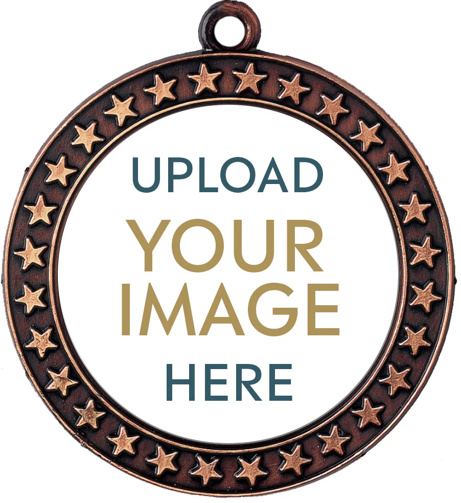Champion Star Custom Insert Medal - Image 4