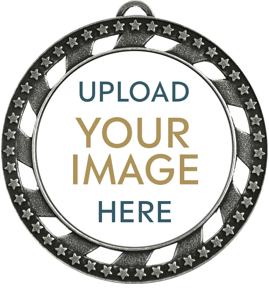 Victory Star Custom Insert Medal - Image 3