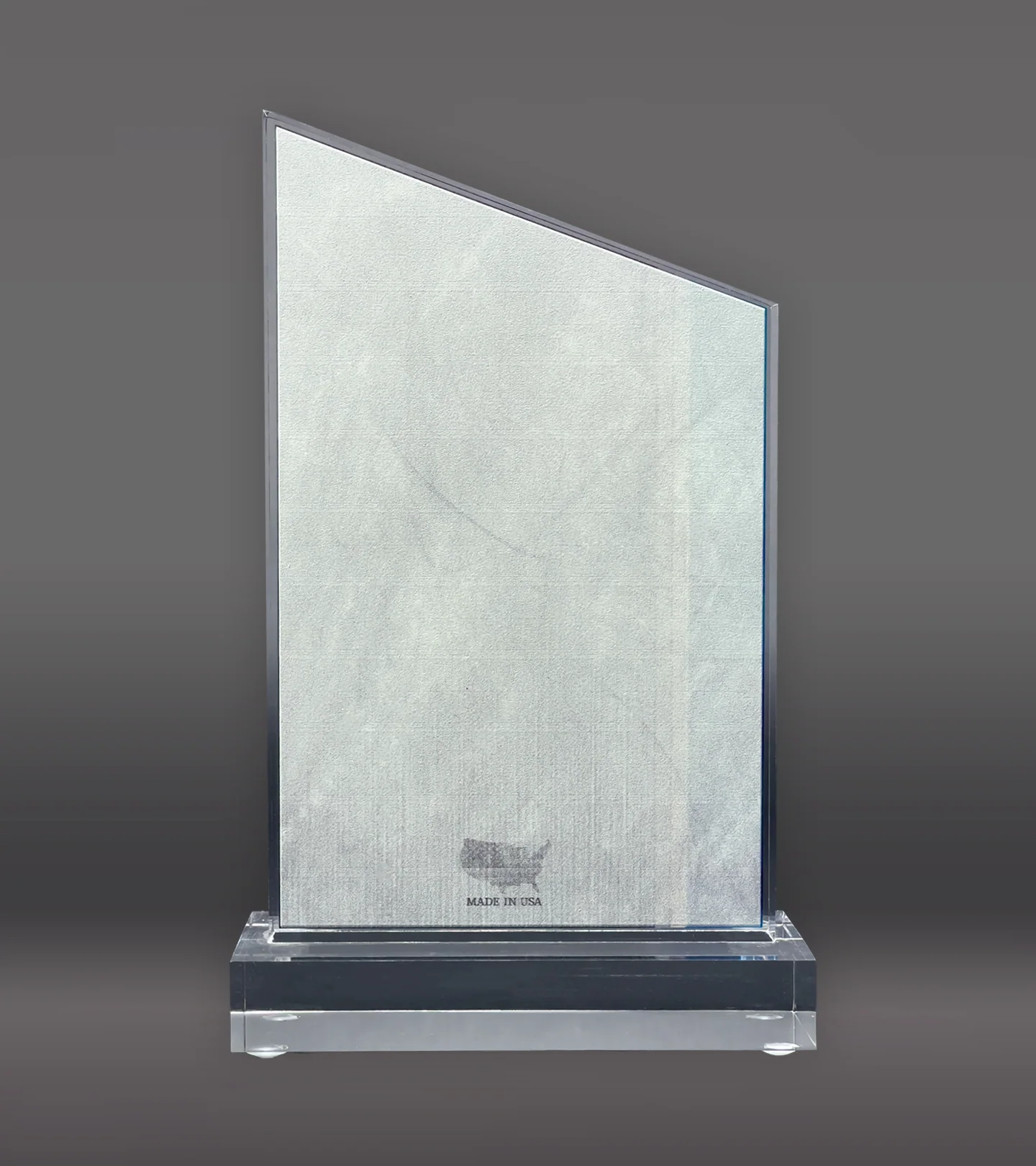 Gold Deco Wedge Acrylic Award - Image 4