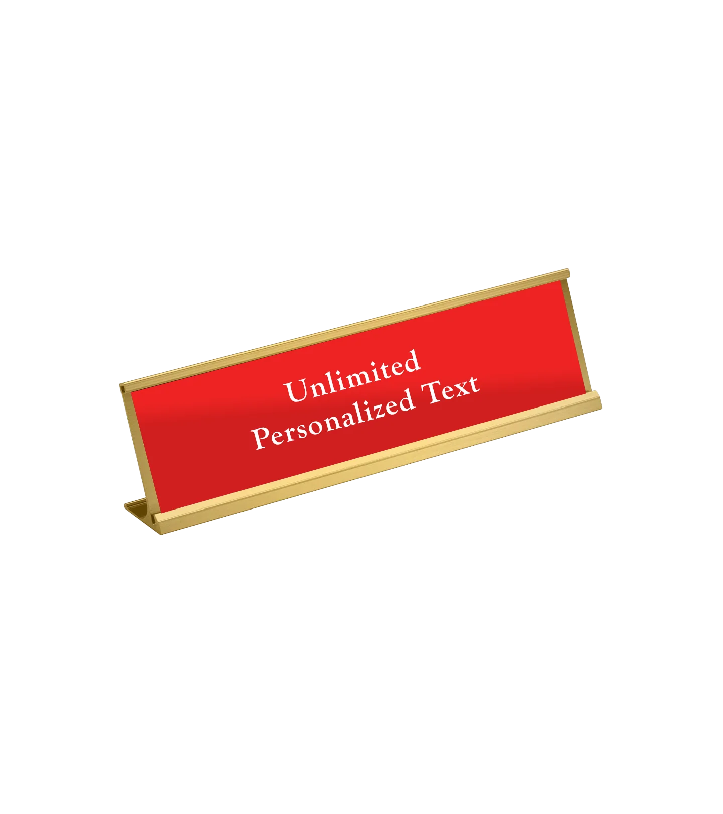 Gold Desk Name Plate Holder - Image 10