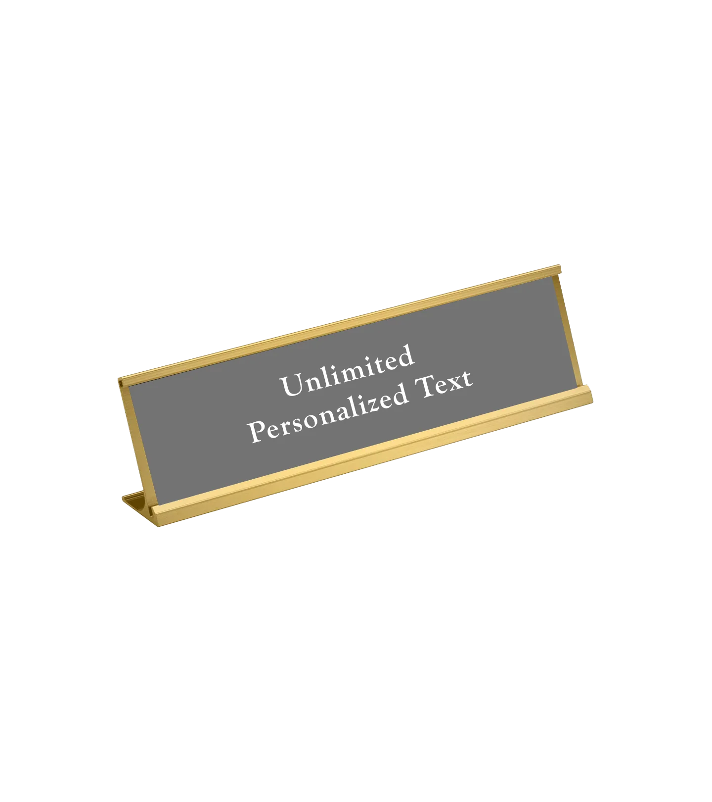 Gold Desk Name Plate Holder - Image 16