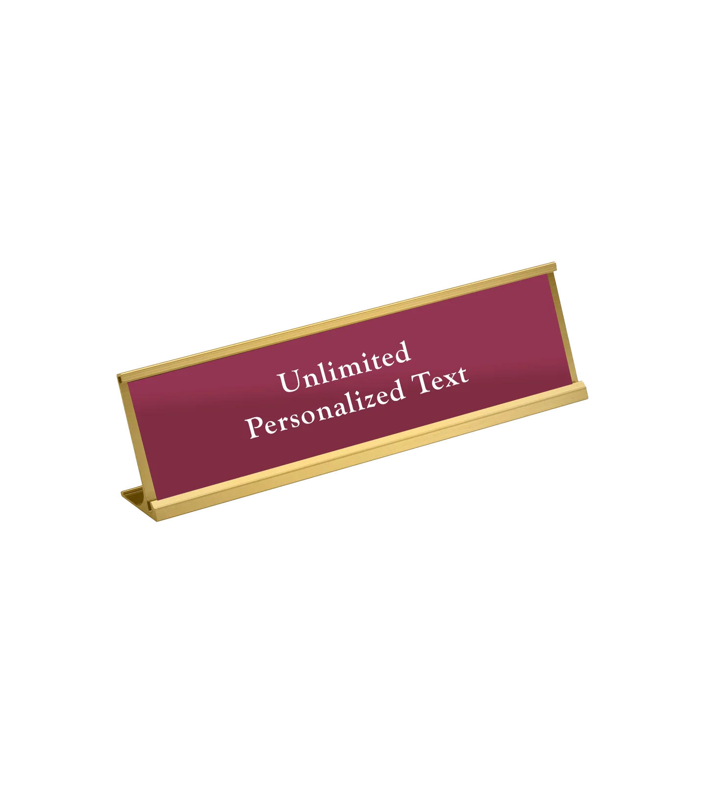 Gold Desk Name Plate Holder - Image 17
