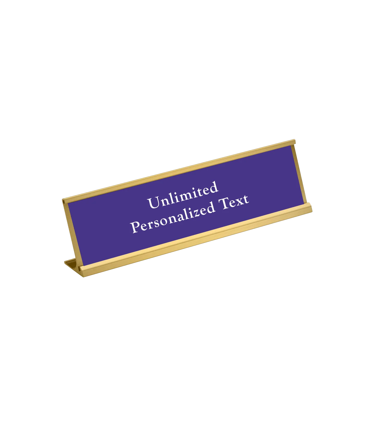 Gold Desk Name Plate Holder - Image 18