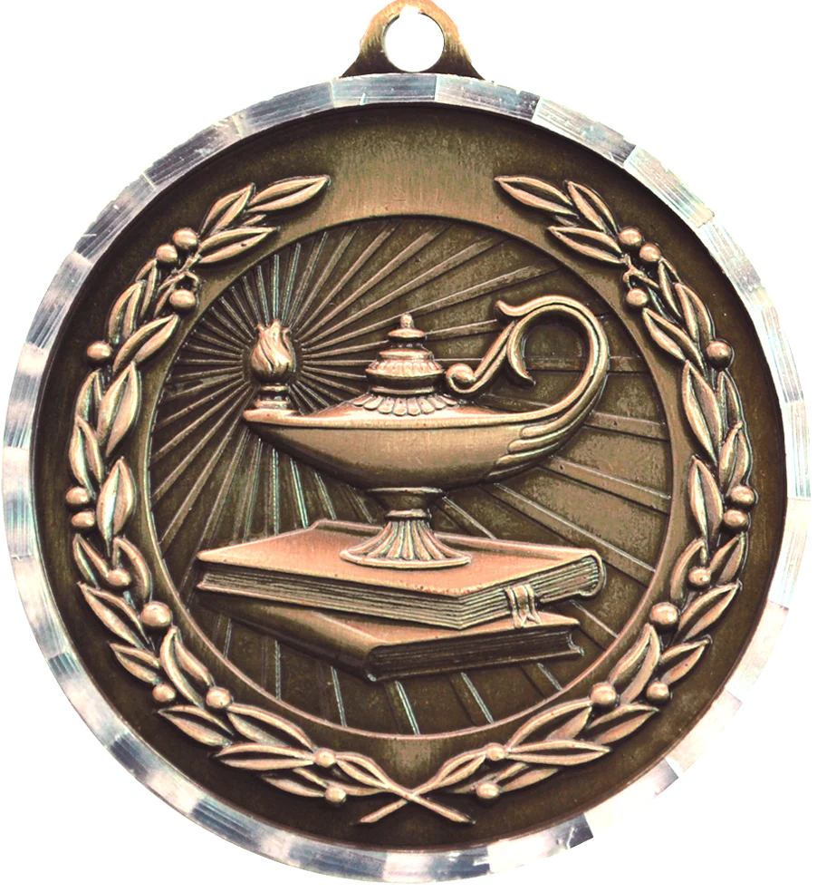 Diamond Cut Academic Medal - Image 3