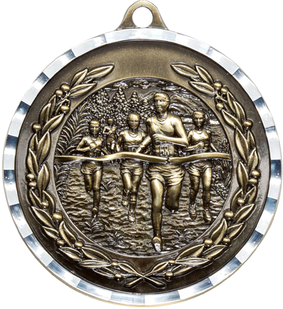Diamond Cut Cross Country Medal