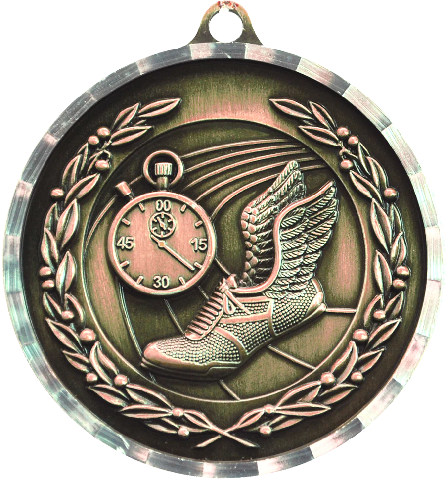 Diamond Cut Track Medal - Image 3