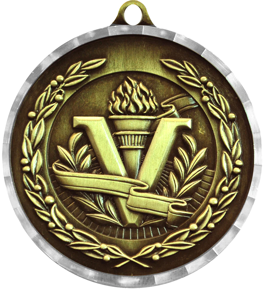 Diamond Cut Victory Medal