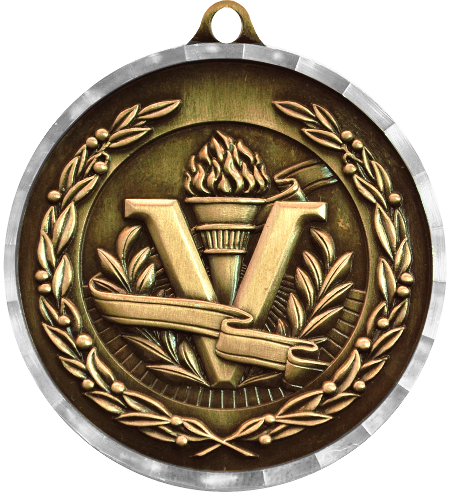 Diamond Cut Victory Medal - Image 3