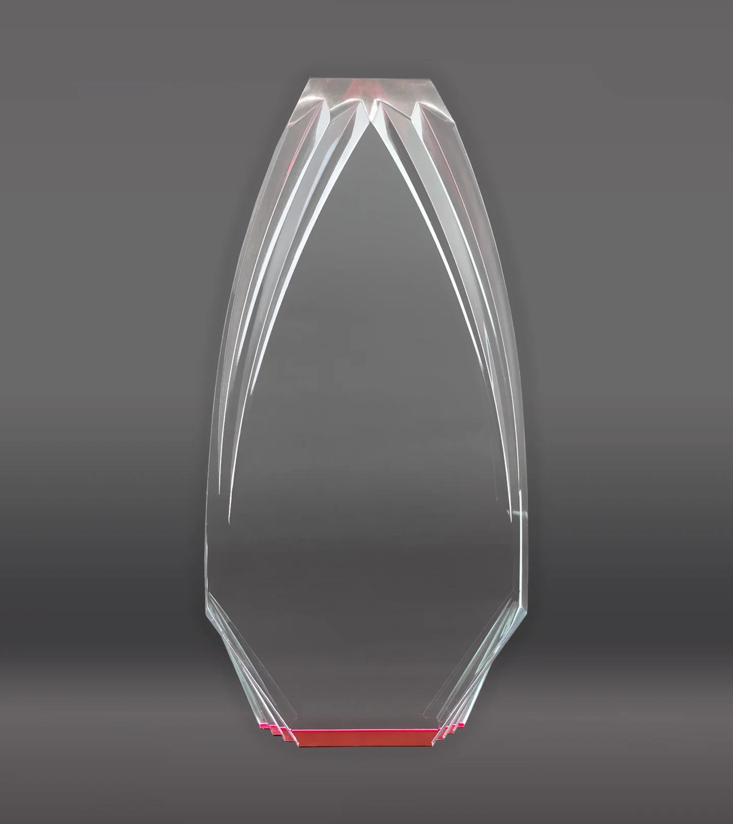 Diamond Obelisk Award Red - Image 2