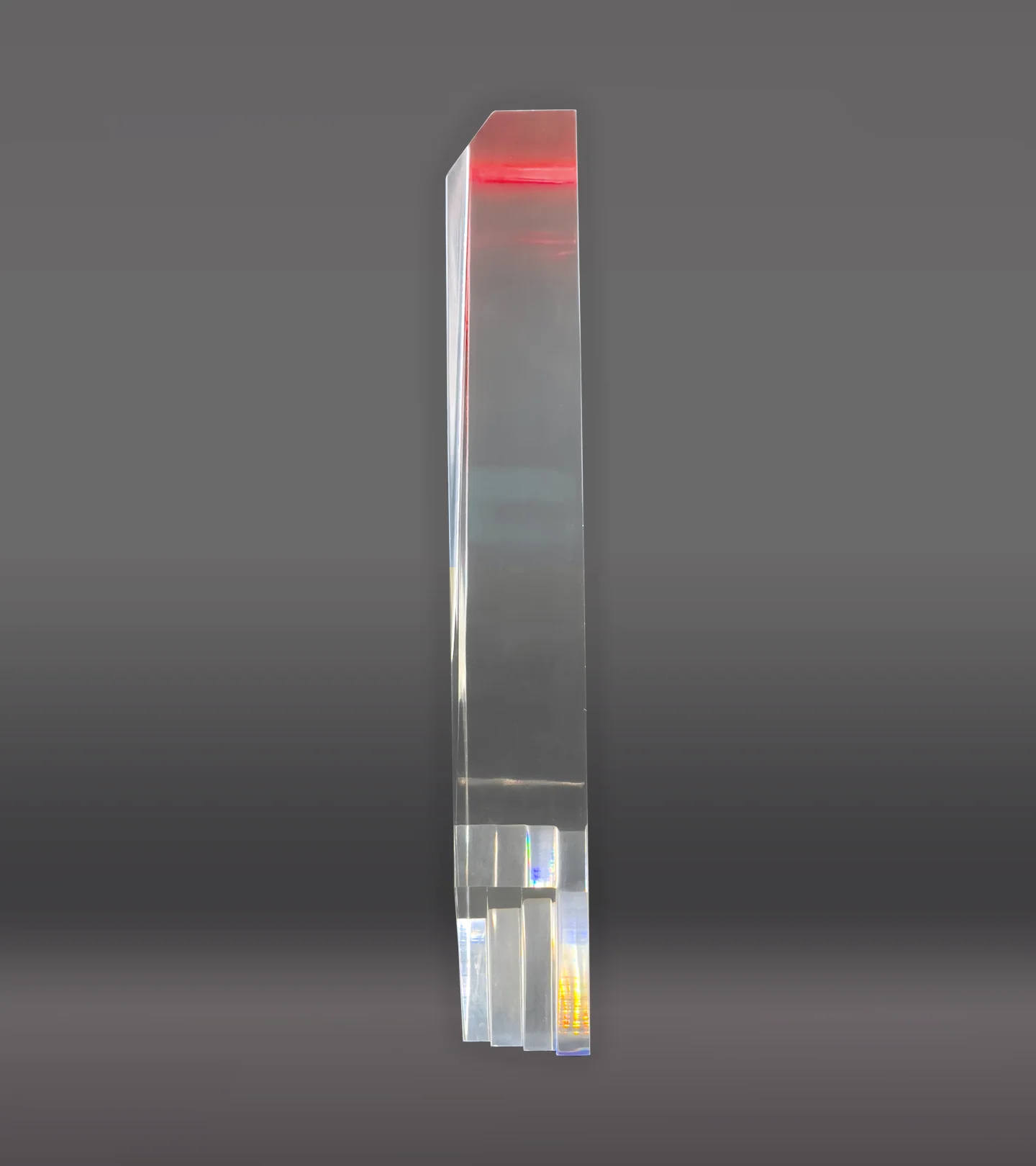 Diamond Obelisk Award Red - Image 3