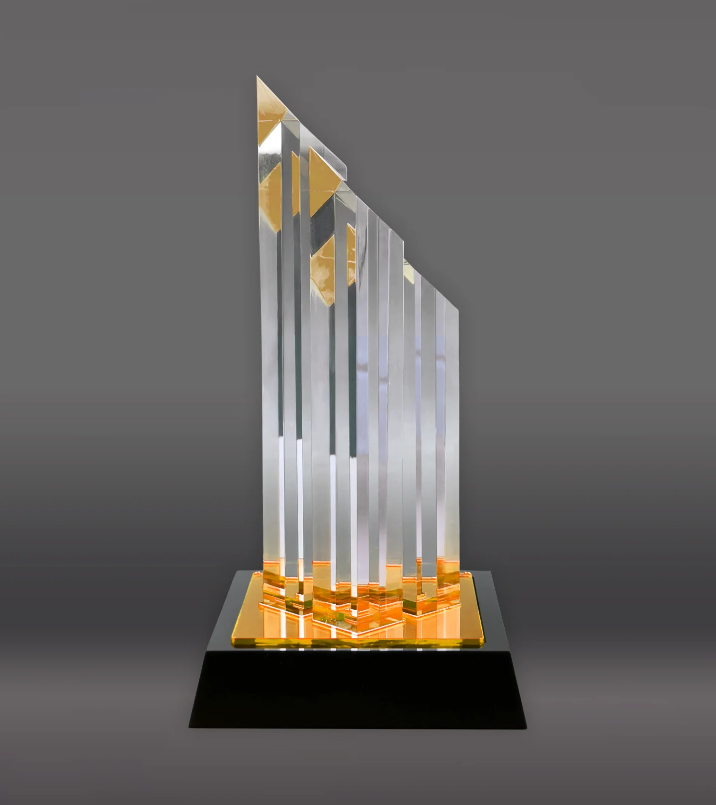 Gold Diamond Towers Acrylic Award - Image 3