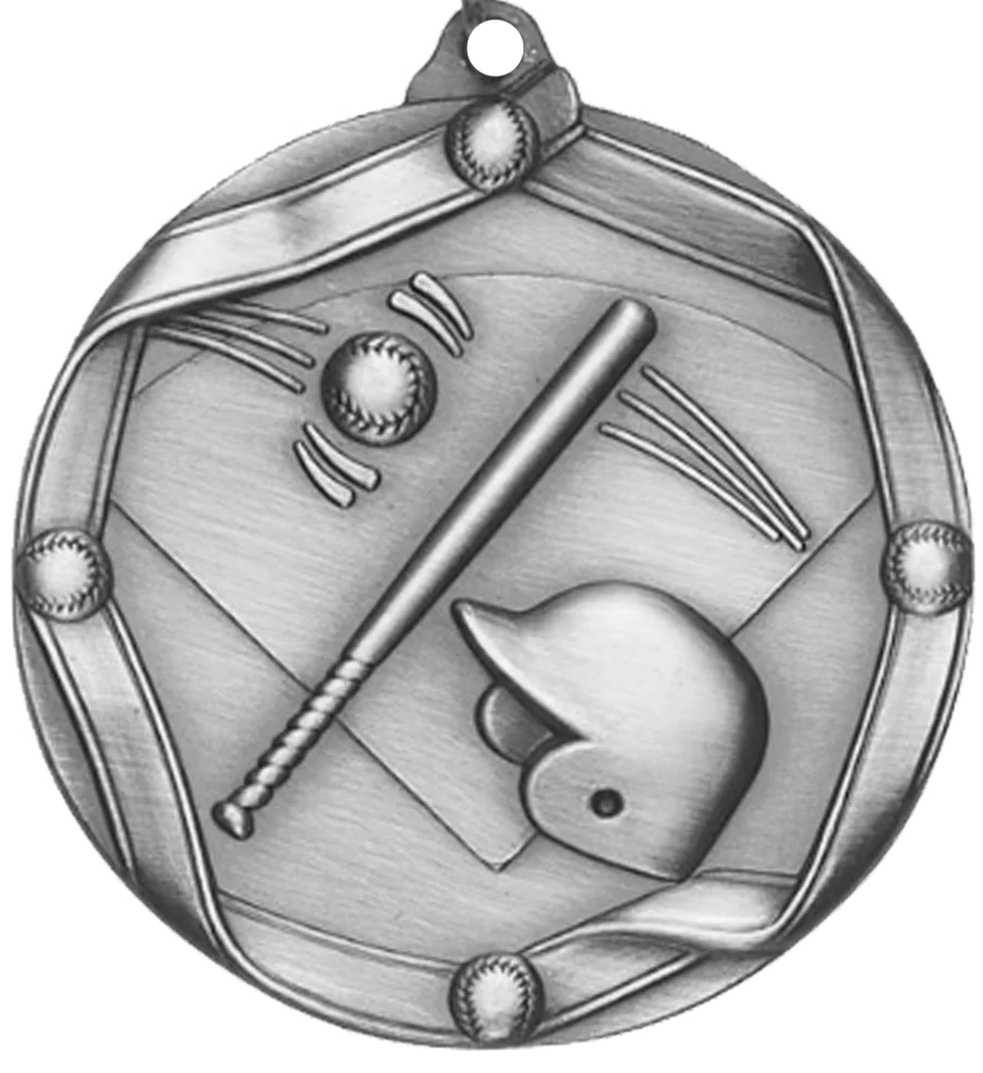 Die Cast Baseball Medal - Image 2