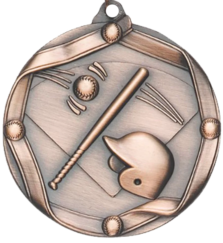 Die Cast Baseball Medal - Image 3