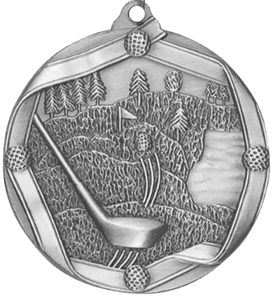 Die Cast Golf Medal - Image 2