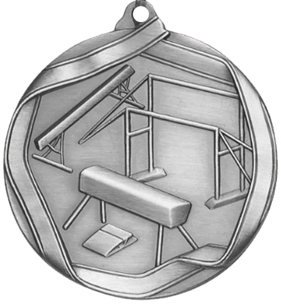 Die Cast Female Gymnastics Medal - Image 2