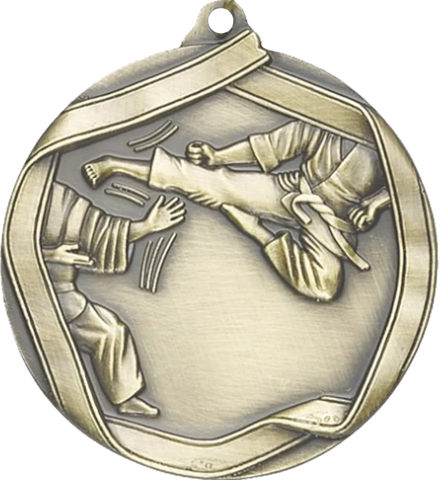 Die Cast Karate Medal