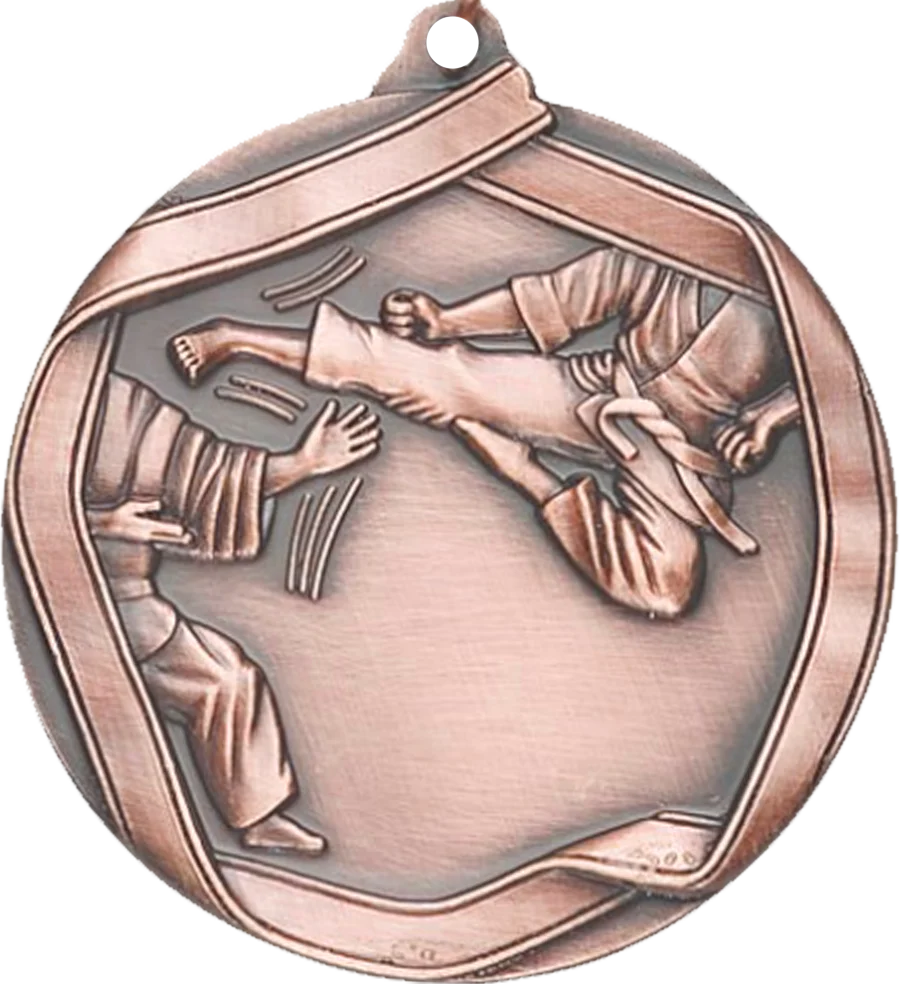 Die Cast Karate Medal - Image 3