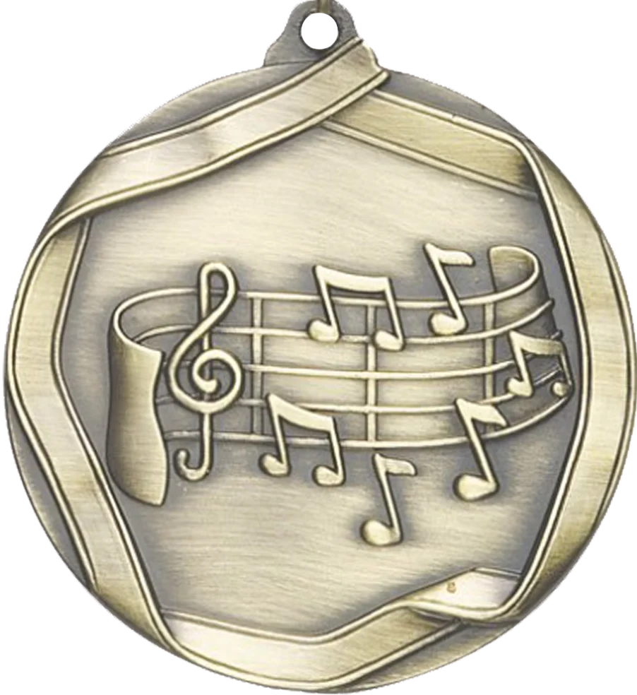 Die Cast Music Medal