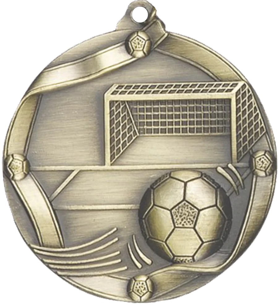 Die Cast Soccer Medal