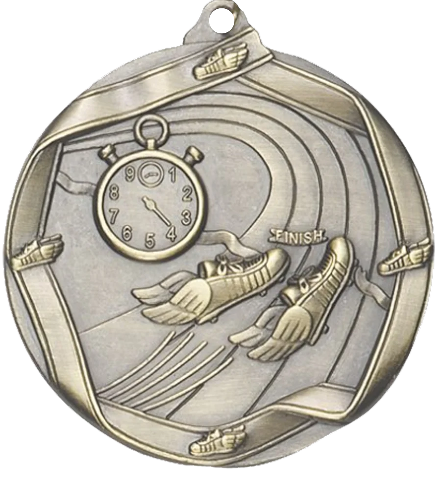 Die Cast Track Medal