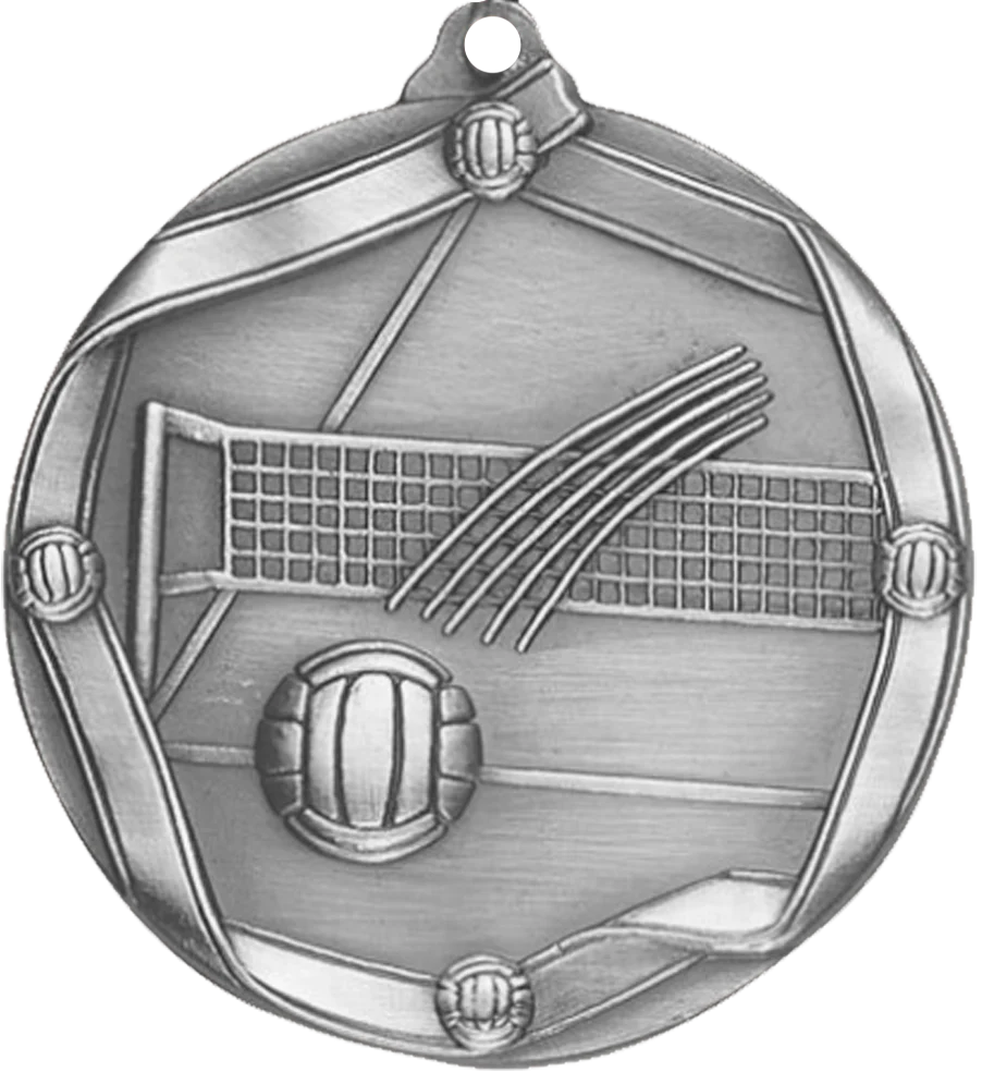 Die Cast Volleyball Medal - Image 2