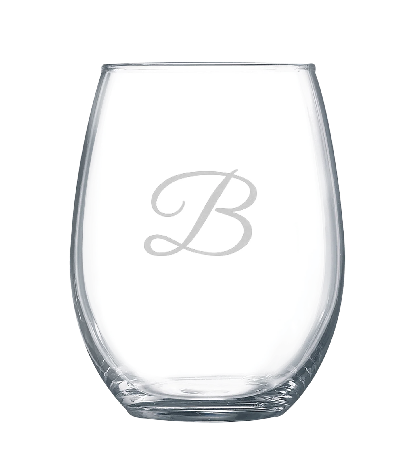 Engraved 21 oz Stemless Wine Glass