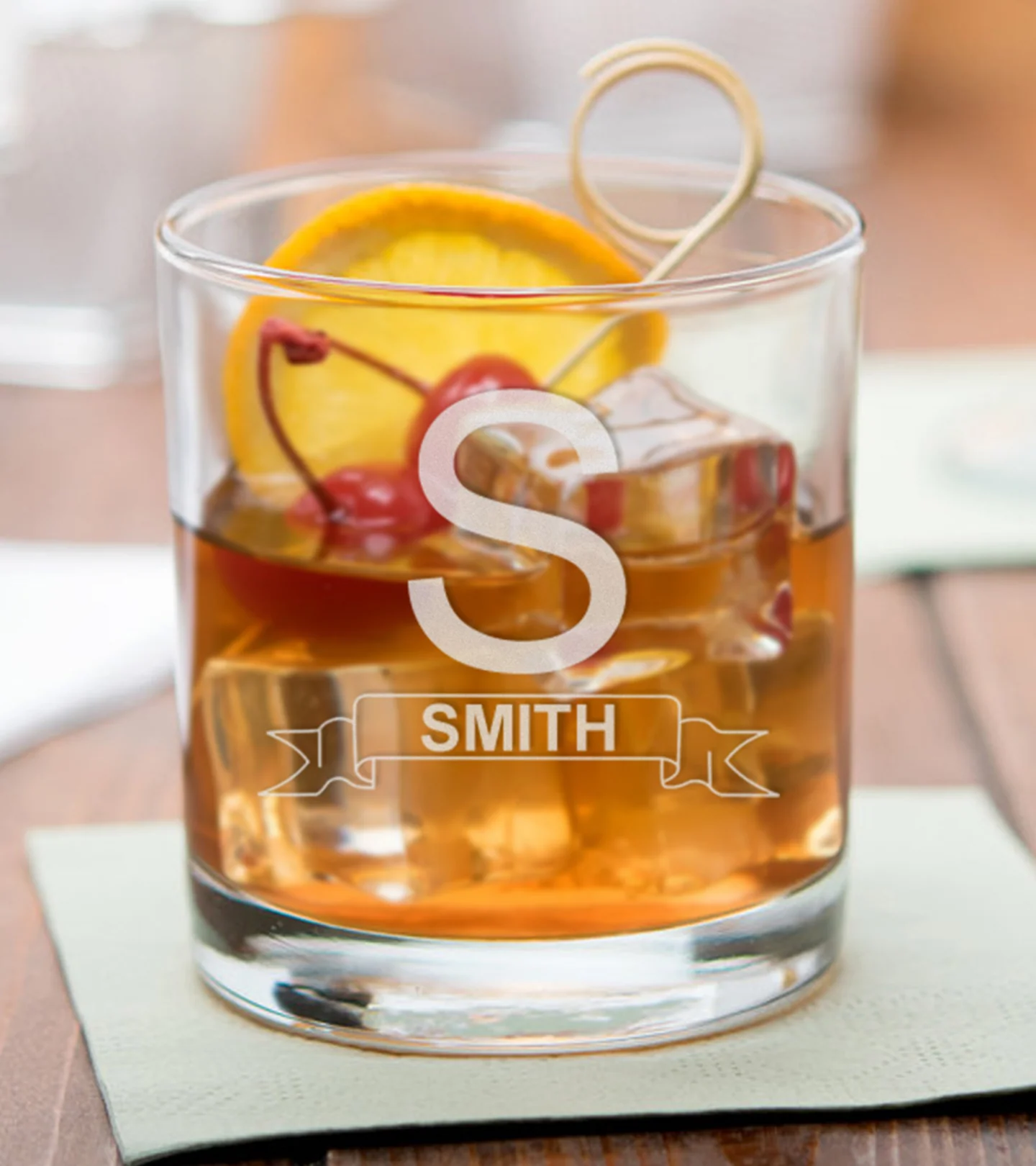 10.5 oz Custom Engraved Cocktail Glass - Image 4