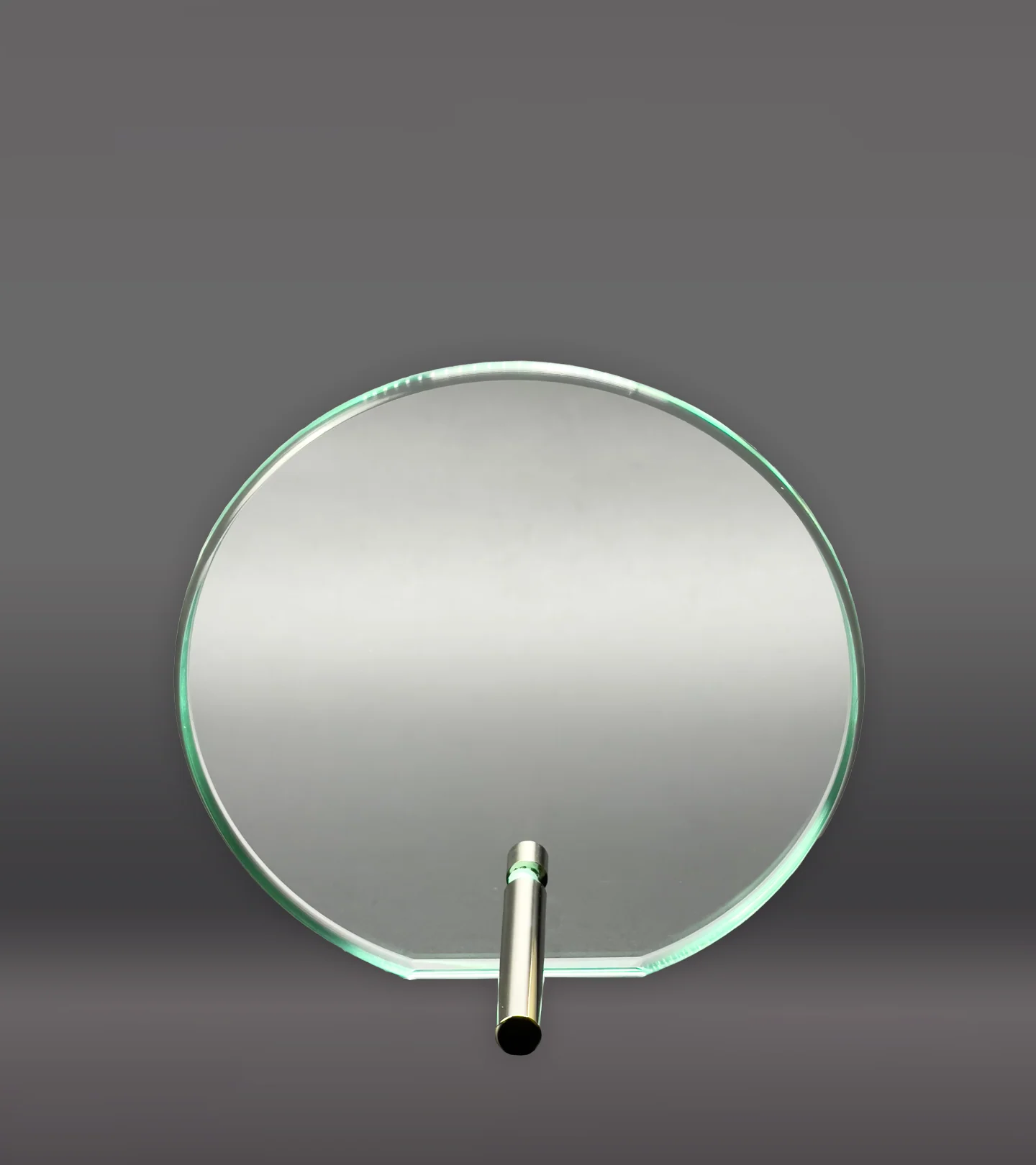 Color Printed Standing Circle Glass Plaque - Image 4