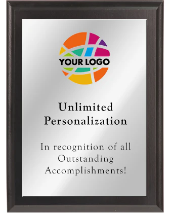 Color Printed Traditional Economy Plaque With Silver Plate - Image 4