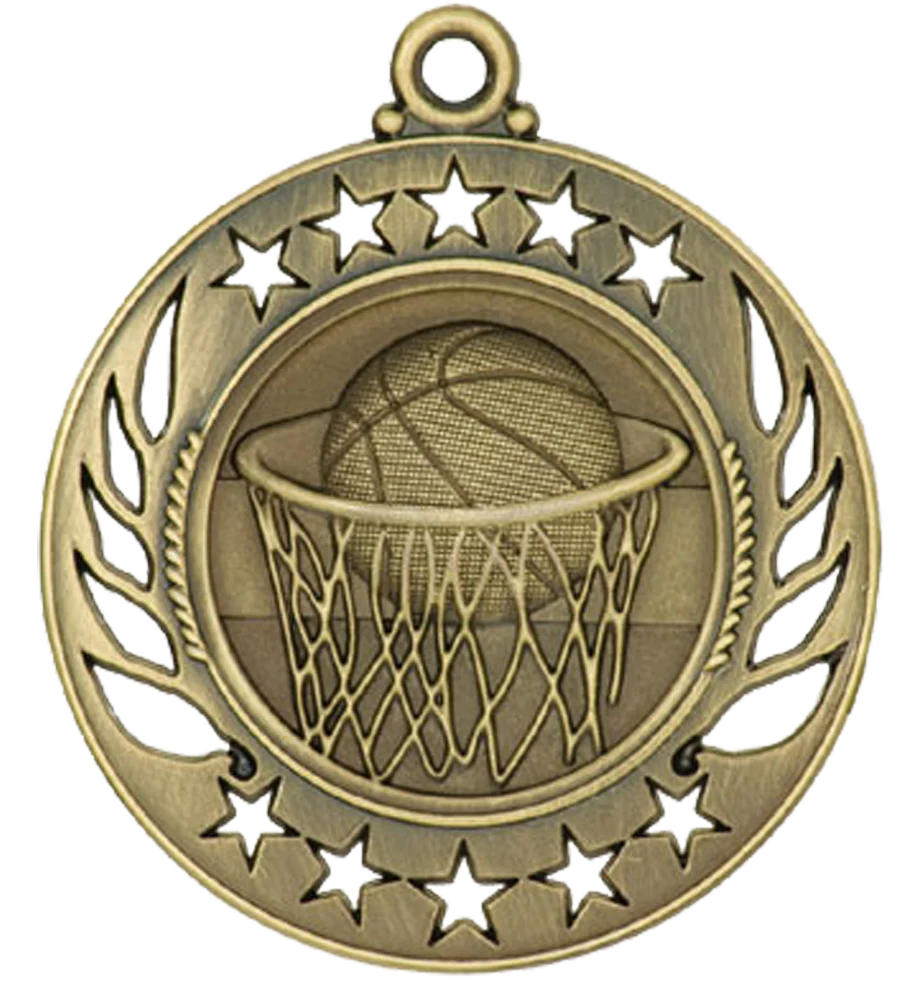 Galaxy Basketball Medal