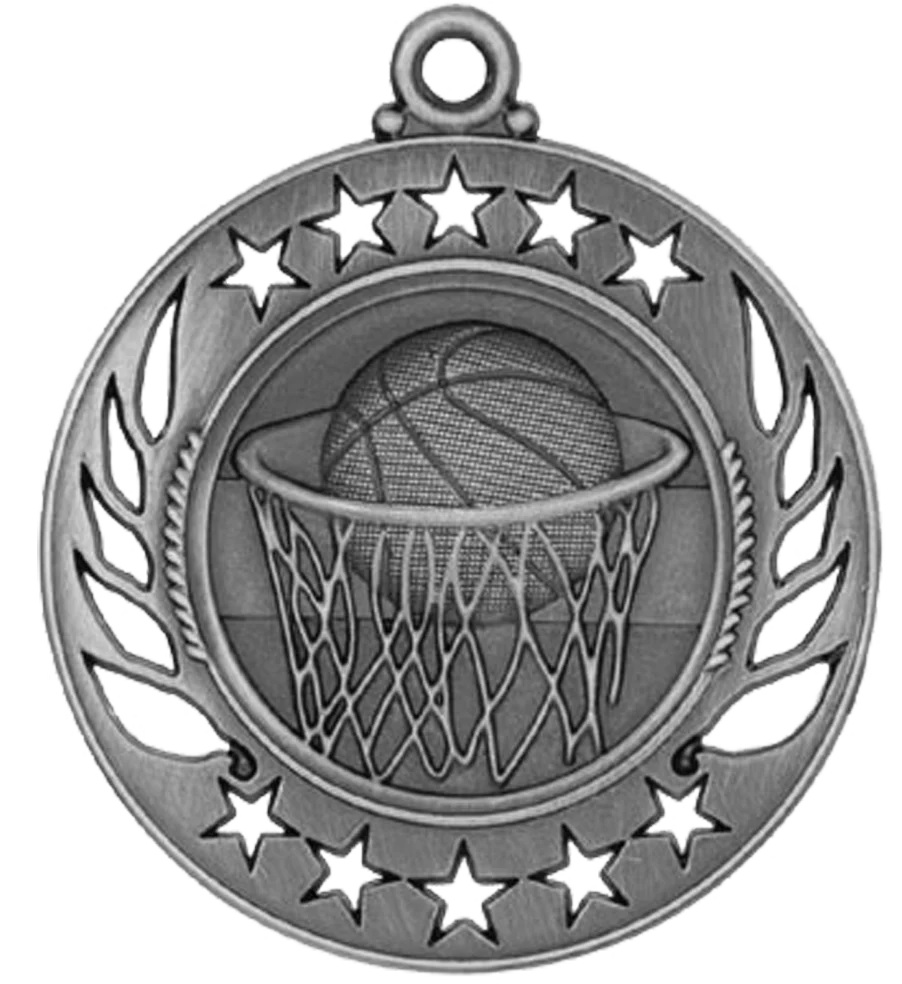 Galaxy Basketball Medal - Image 2