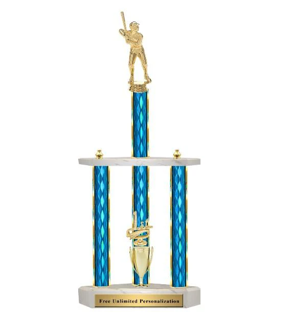 Giant Three Post Trophy Baseball