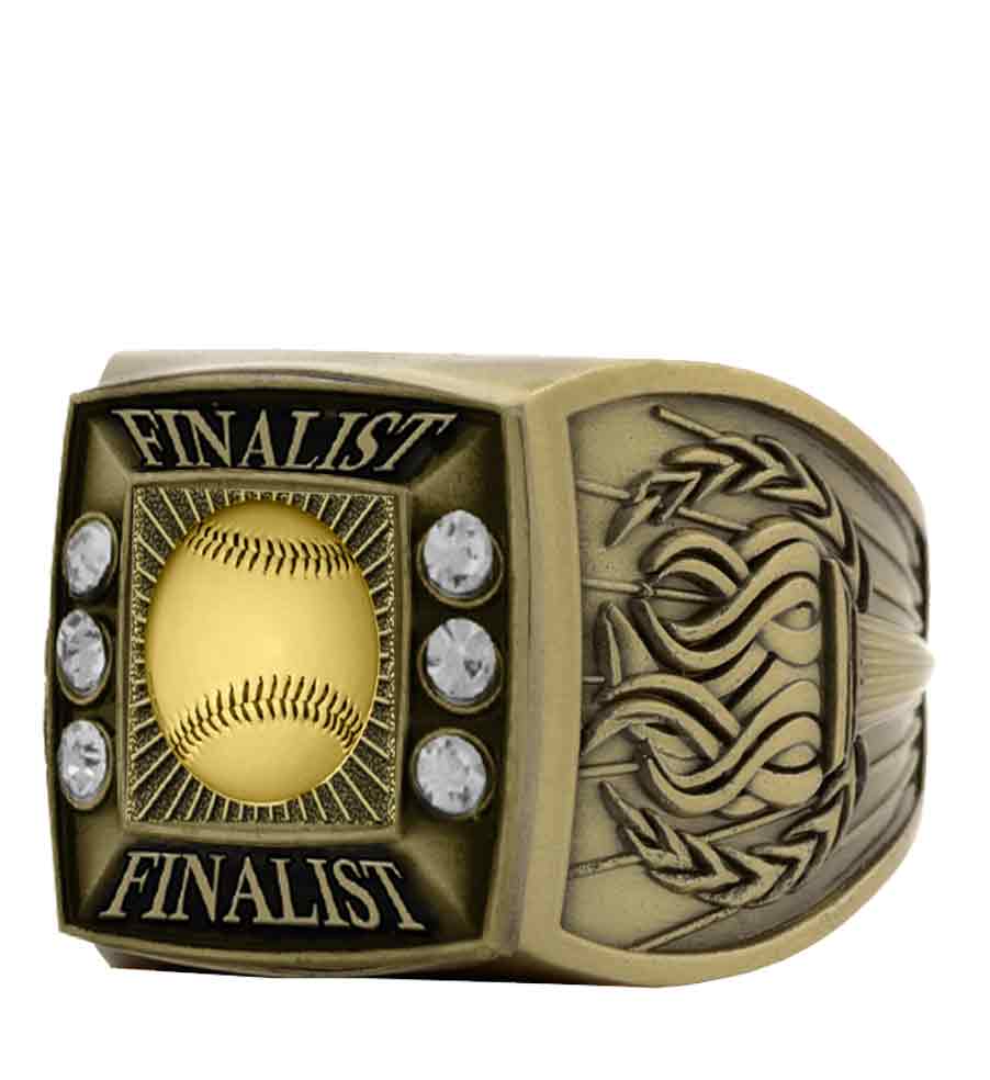 Antique Gold Baseball Championship Ring - Image 2