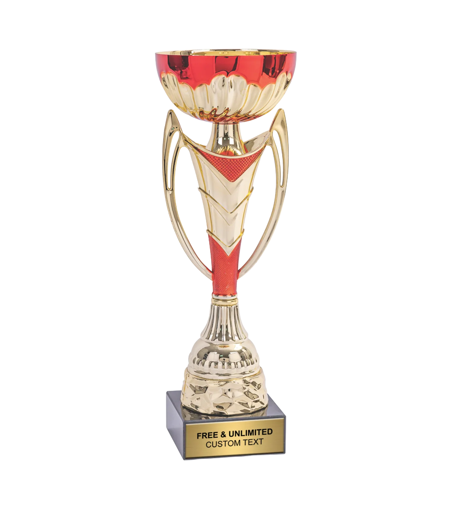 Red and Gold Flare Cup