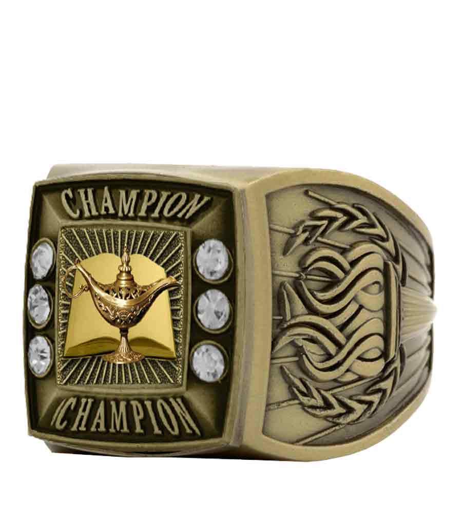 Antique Gold Scholar Championship Ring