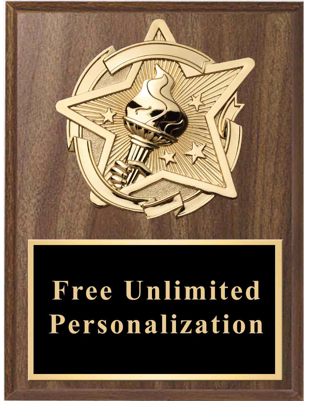 Gold Star Victory Standout Plaque - Image 2