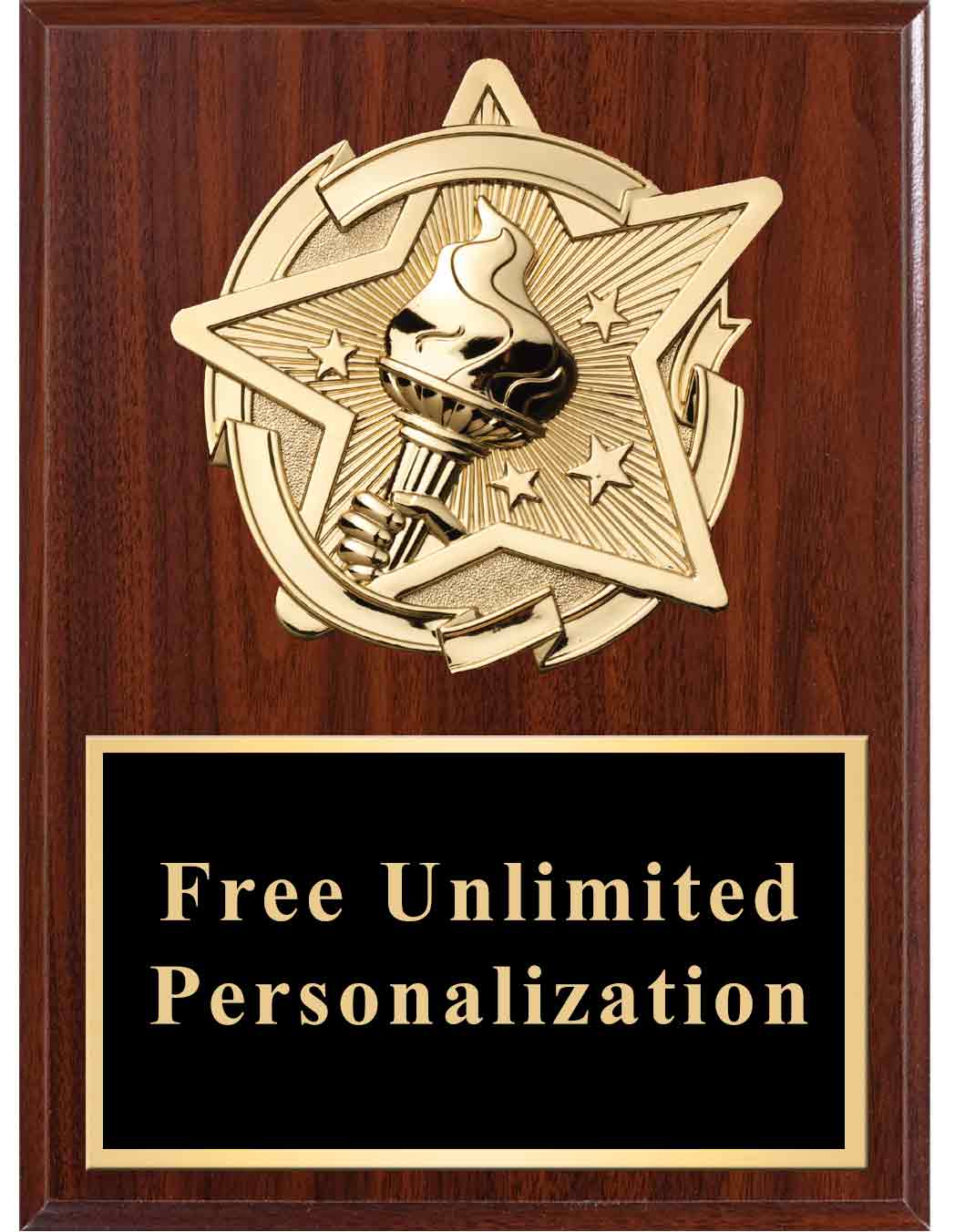 Gold Star Victory Standout Plaque - Image 3