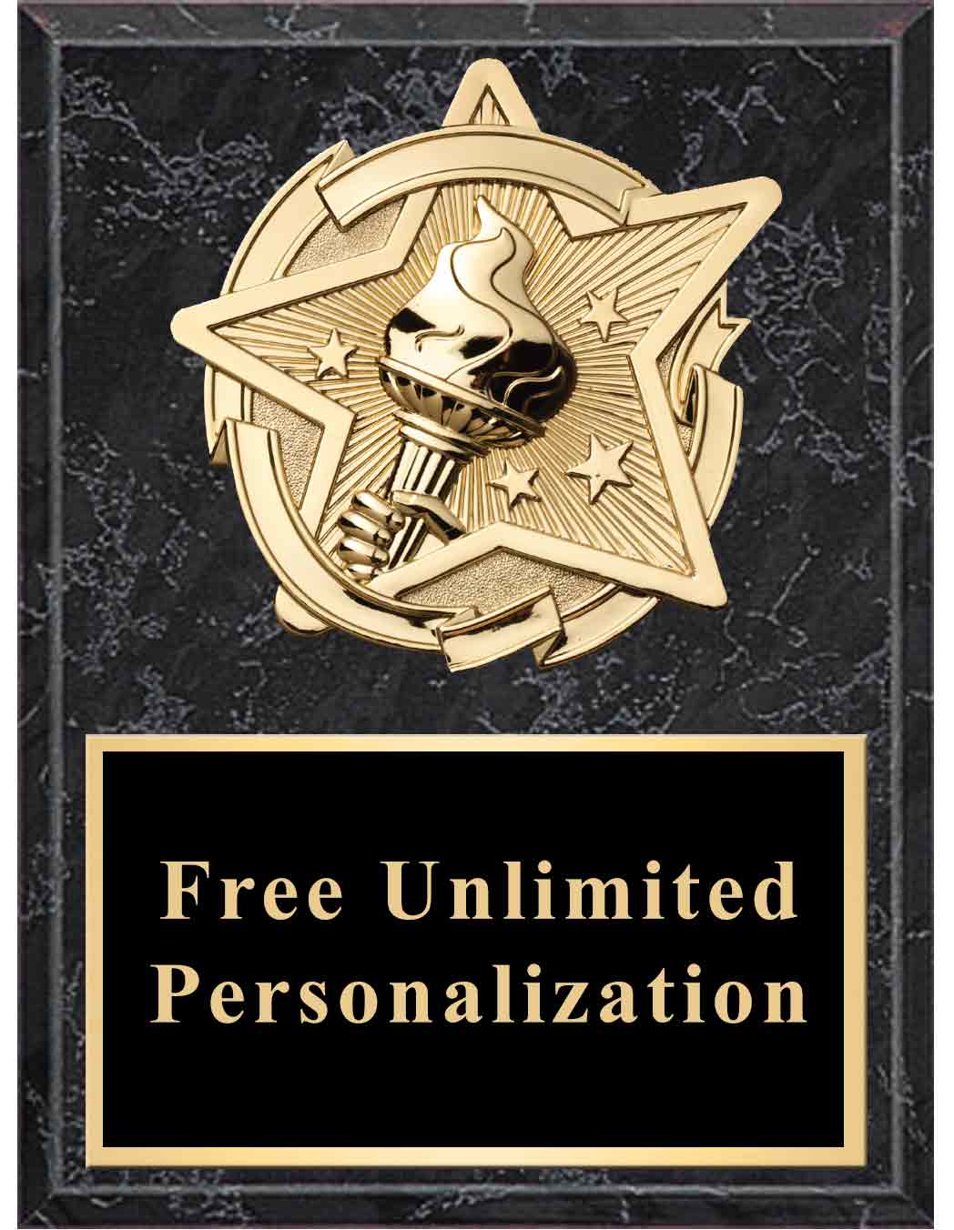 Gold Star Victory Standout Plaque - Image 4