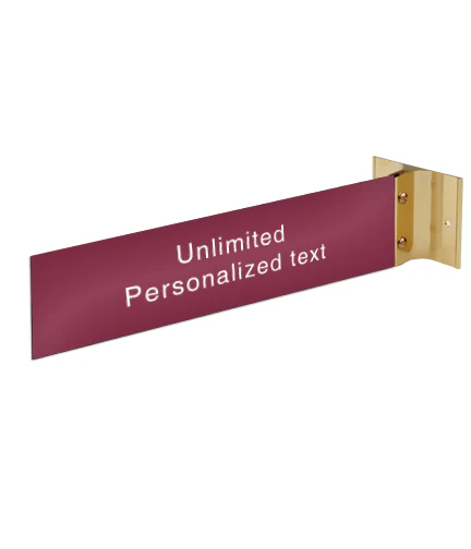 Gold Wall Bracket With Name Plate - Image 4